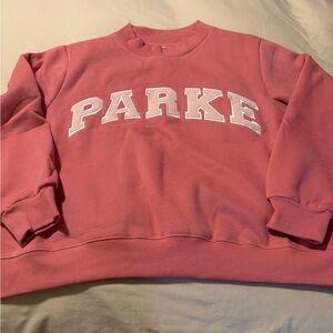Parke Women's Pink Logo Sweatshirt